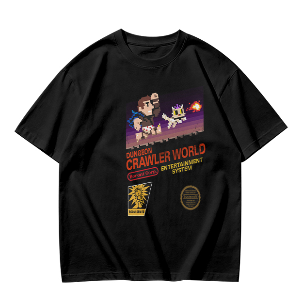 Dungeon Crawler World Retro Pixel Game Graphic T-Shirt