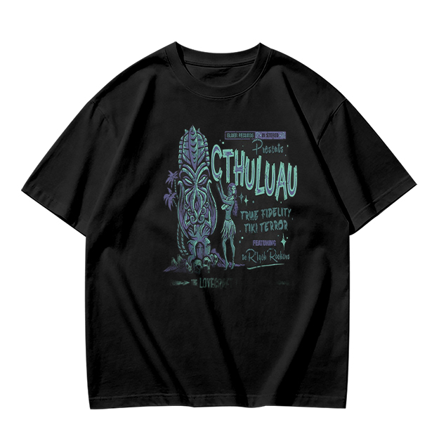 Cthuluau Tiki Terror Graphic T-Shirt Design