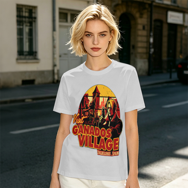 Visit Ganados Village Resident Evil Themed Graphic T-Shirt