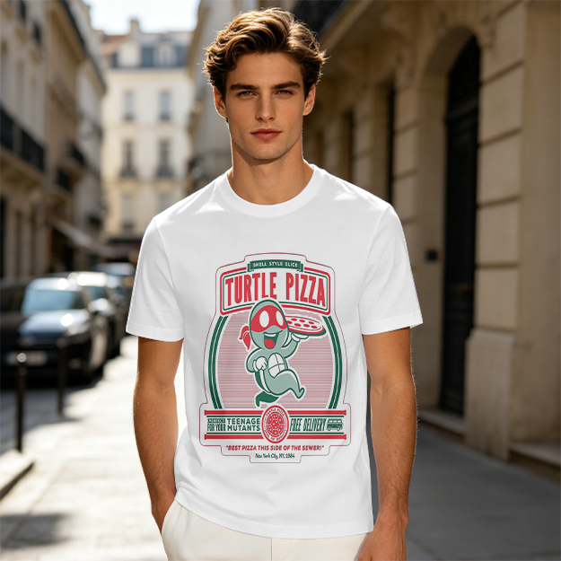 Turtle Pizza Teenage Mutant Ninja Turtles Graphic T-Shirt