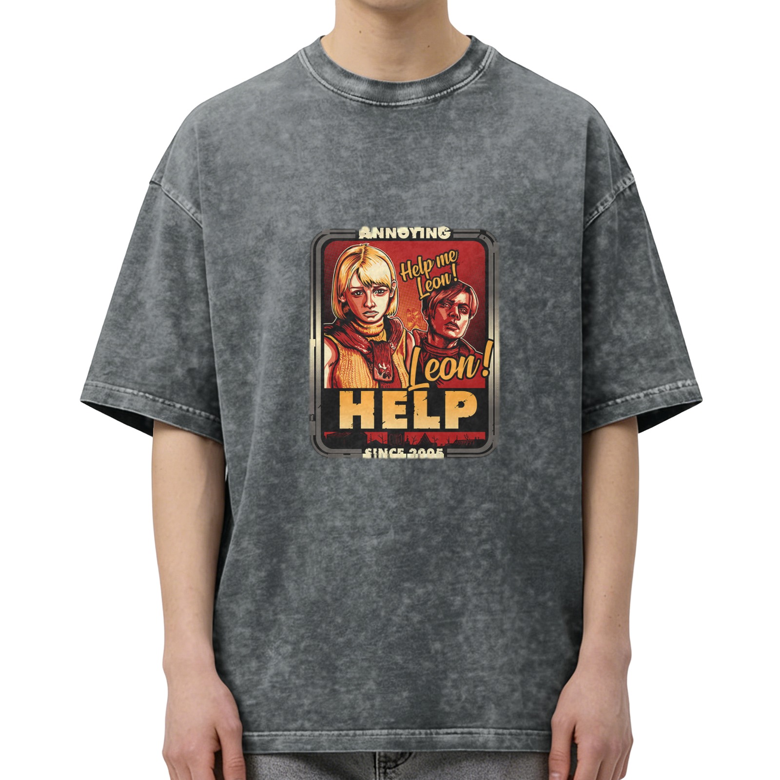 Annoying Since 2005 Leon Help Vintage Graphic T-Shirt