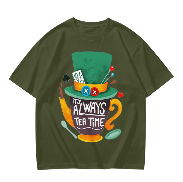 Mad Hatter Tea Time Graphic T-Shirt for Fans