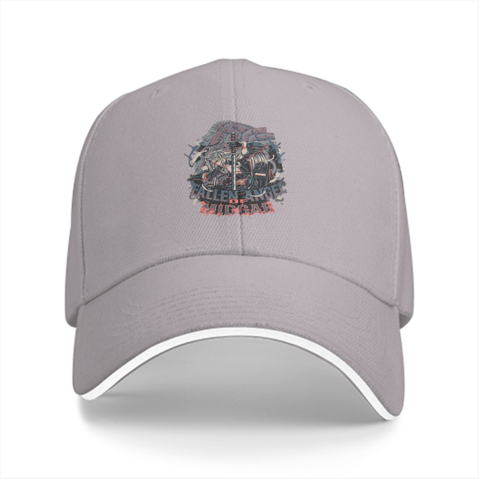 Fallen Angel of Midgar Graphic Black Baseball Cap