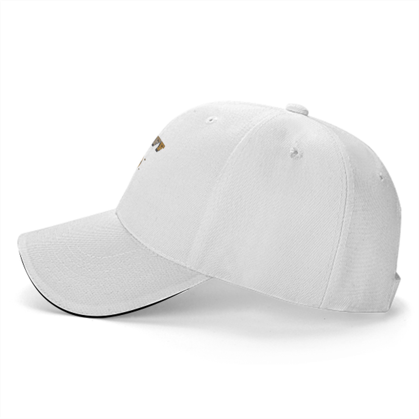 Black baseball cap with winged creature and POGRIFF graphic