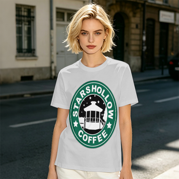Starshollow Coffee Graphic Olive T-Shirt