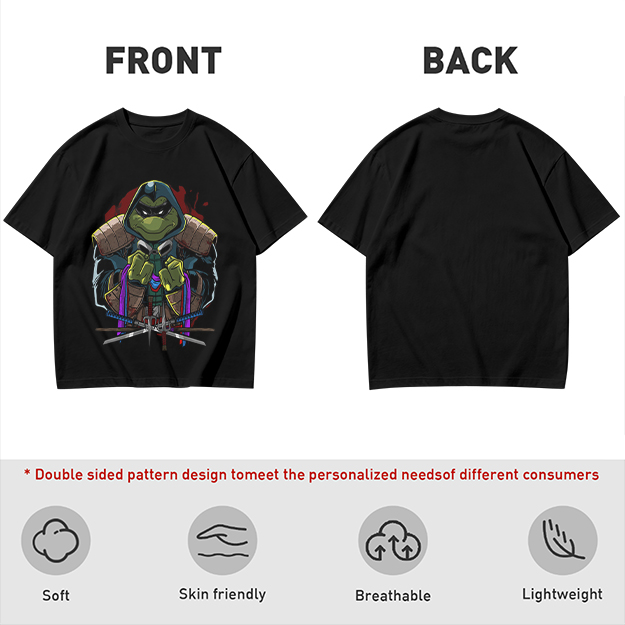 Teenage Mutant Ninja Turtles Hooded Warrior Graphic T-Shirt