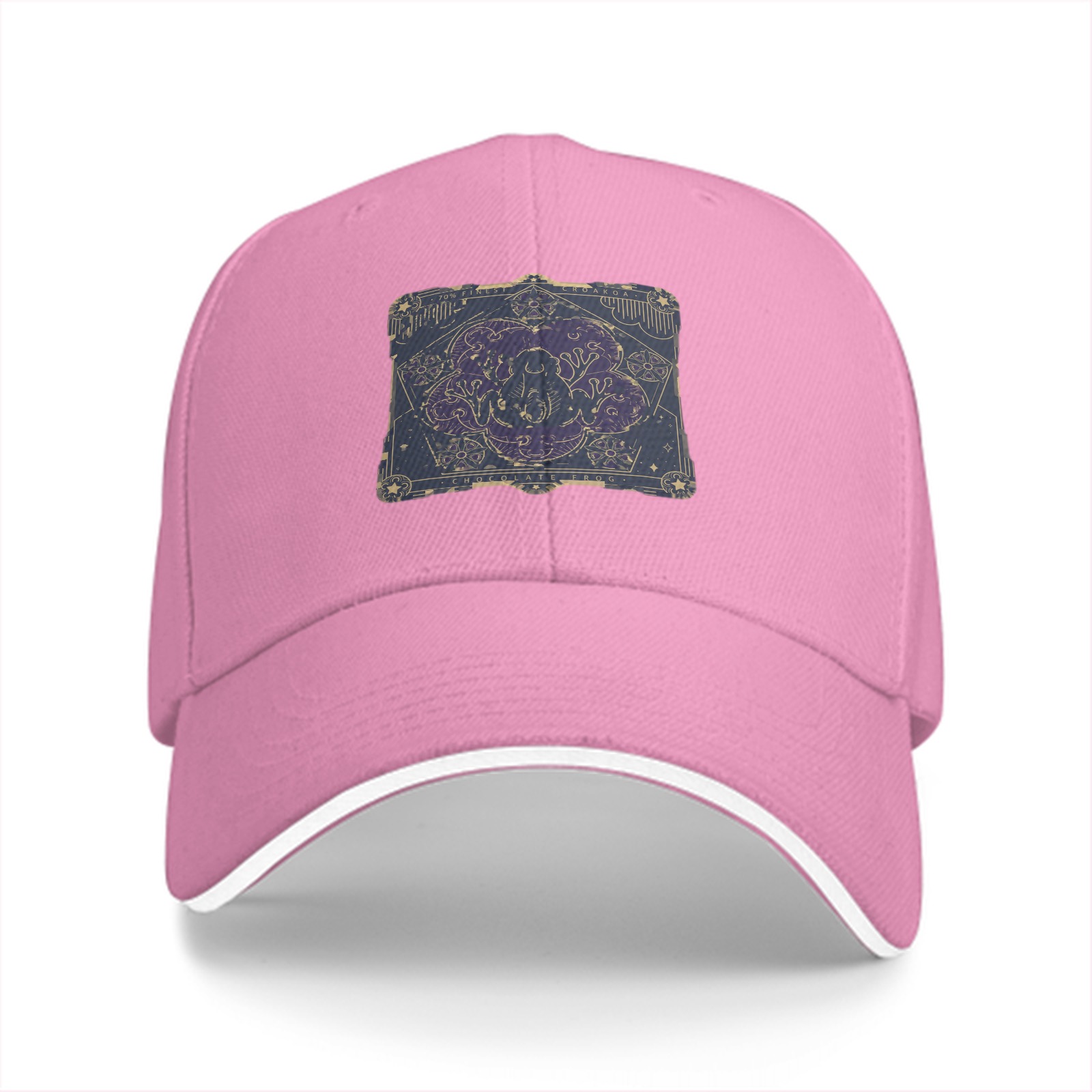 Black Baseball Cap With Celestial Octopus Constellation Art