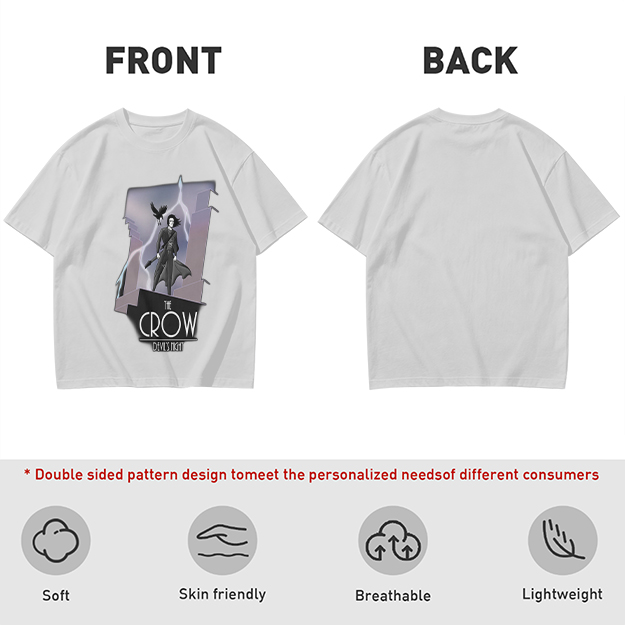 The Crow Devil's Night Graphic Print Olive T-Shirt