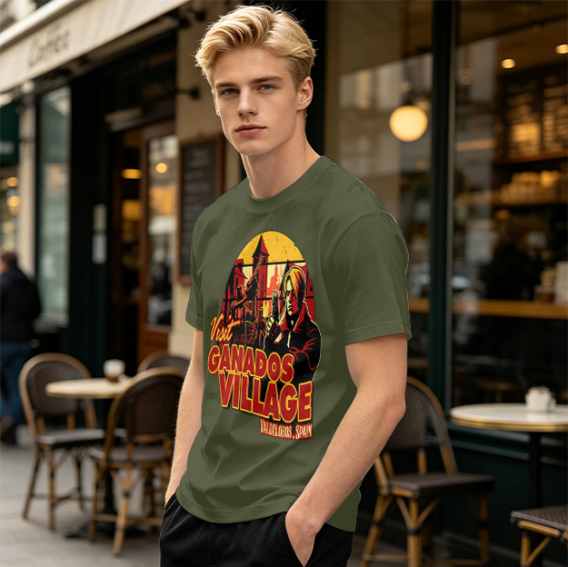Visit Ganados Village Resident Evil Themed Graphic T-Shirt