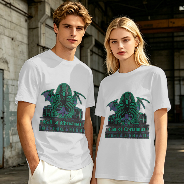 Call of Christmas Cthulhu Graphic T-Shirt
