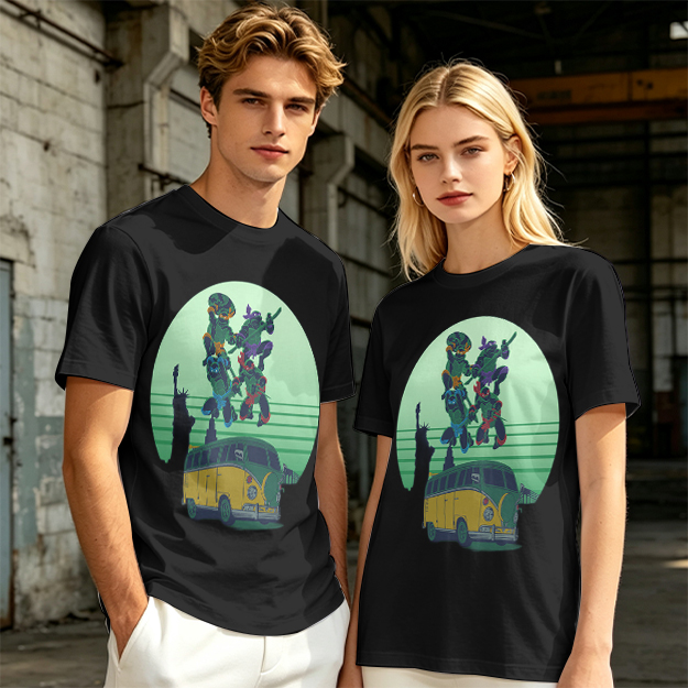 Olive Teenage Mutant Ninja Turtles Graphic T-Shirt