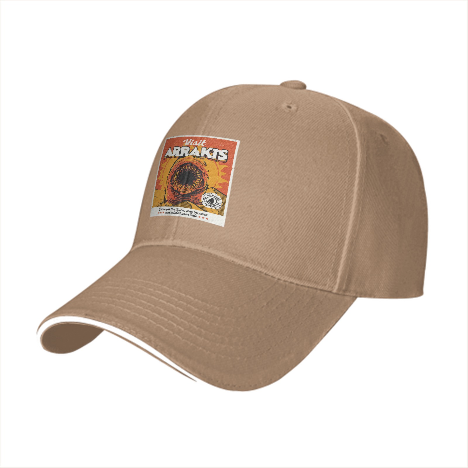 Visit Arrakis Sandworm Graphic Baseball Cap