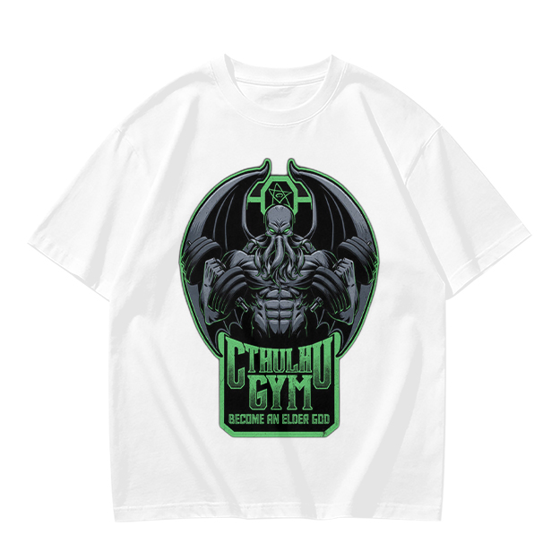 Cthulhu Gym Become An Elder God Graphic T-Shirt