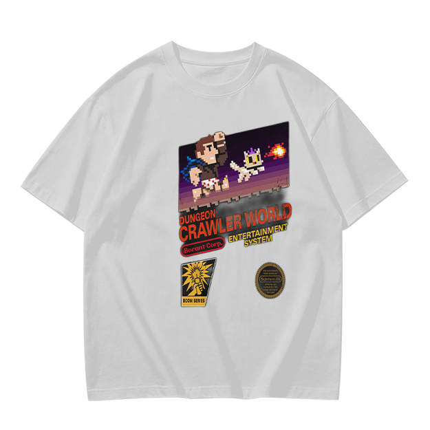 Dungeon Crawler World Retro Pixel Game Graphic T-Shirt