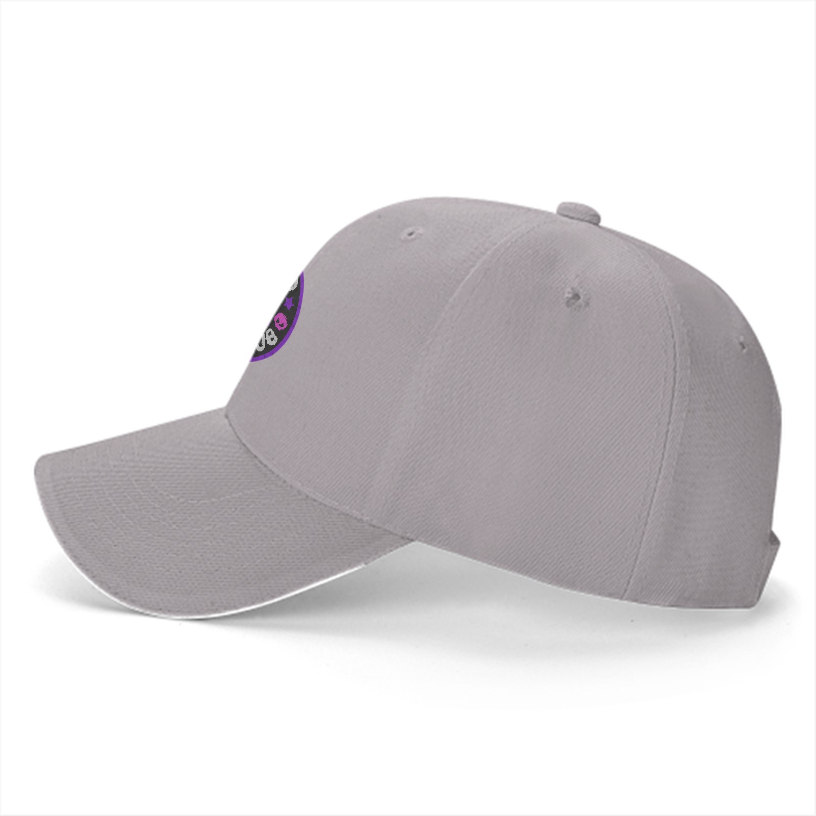 Black baseball cap with Banned Book Club graphic design