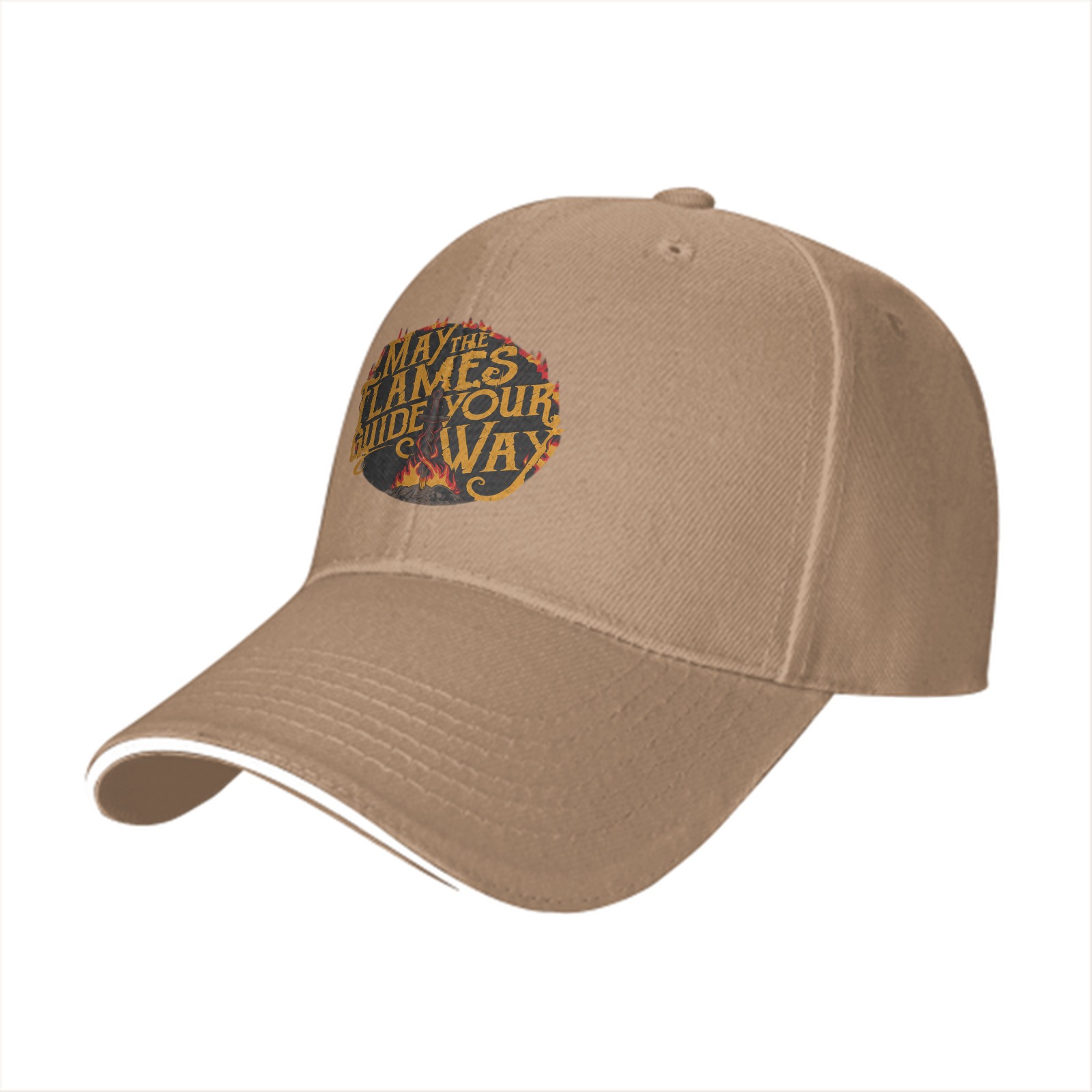 May The Flames Guide Your Way Black Baseball Cap