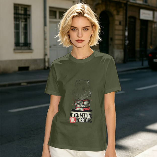 Owl Be Reading Pun T-Shirt for Book Lovers
