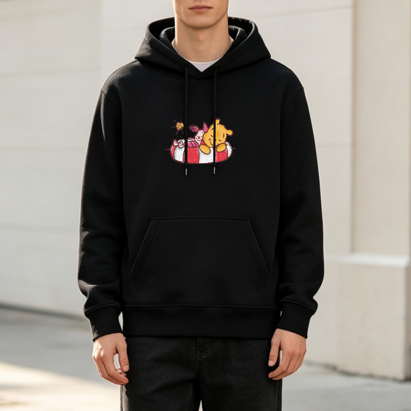 Death For Everybody Cthulhu Santa Sleigh Graphic Hoodie
