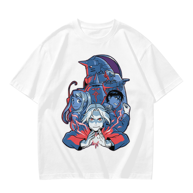 Fullmetal Alchemist Character Group Graphic T-Shirt