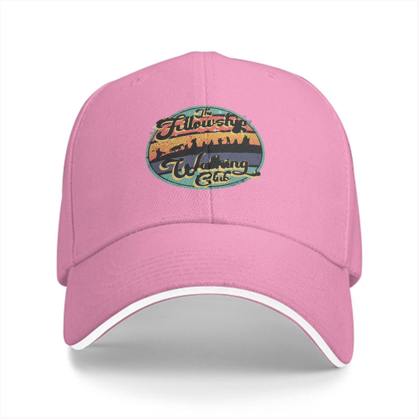 The Fellowship Walking Club Retro Graphic Baseball Cap