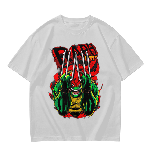 Olive Green Teenage Mutant Ninja Turtles Raphael Graphic T-Shirt