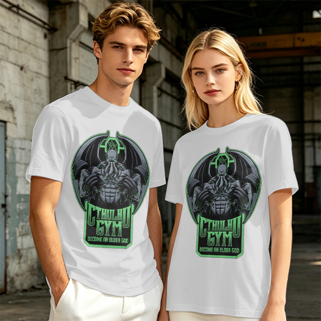 Cthulhu Gym Become An Elder God Graphic T-Shirt