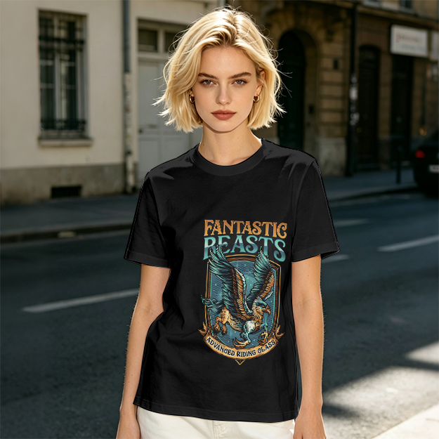 Fantastic Beasts Advanced Riding Class Crest Graphic T-Shirt