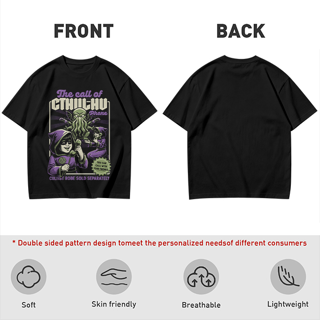 The Call of Cthulhu Phone Funny Graphic T-Shirt