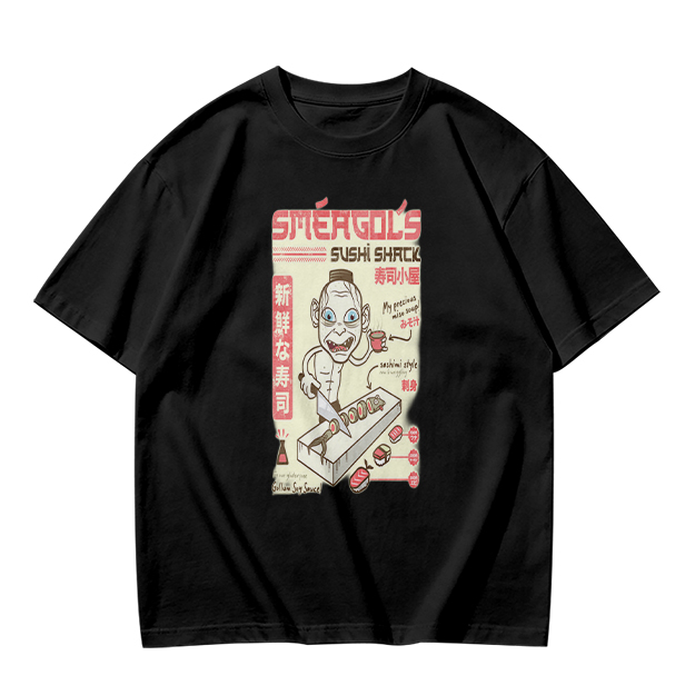 Smeagol's Sushi Shack Themed Graphic T-Shirt