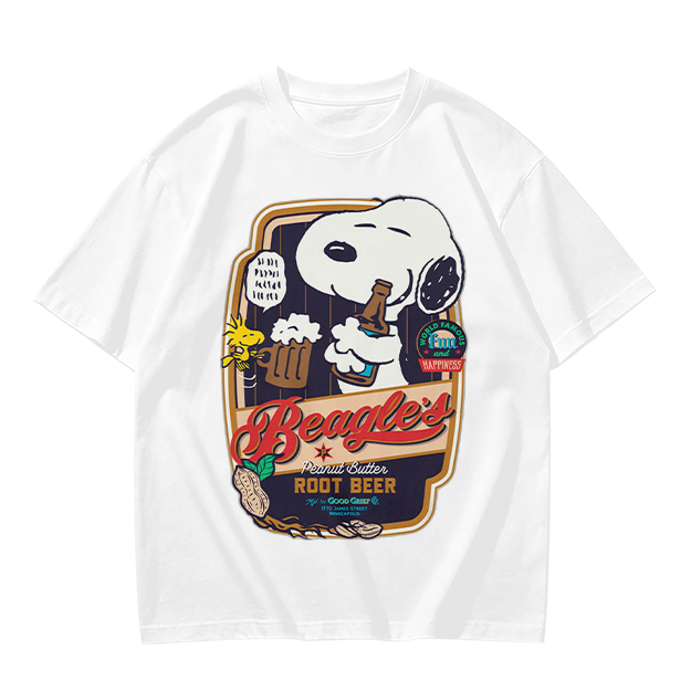 Snoopy Beagle's Root Beer Graphic T-Shirt