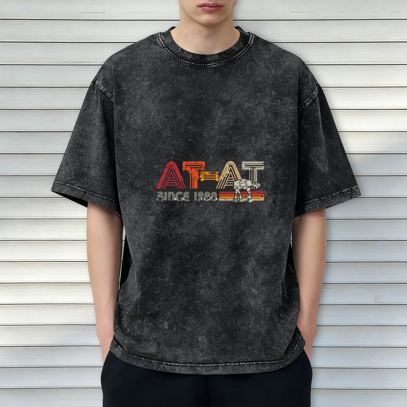 Star Wars AT-AT Since 1980 Vintage Wash Graphic T-Shirt