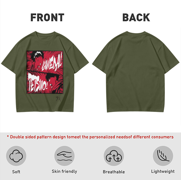 Akira Kaneda Tetsuo Anime Graphic T-Shirt