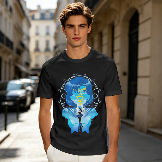 Sailor Mercury Graphic Print Olive T-Shirt