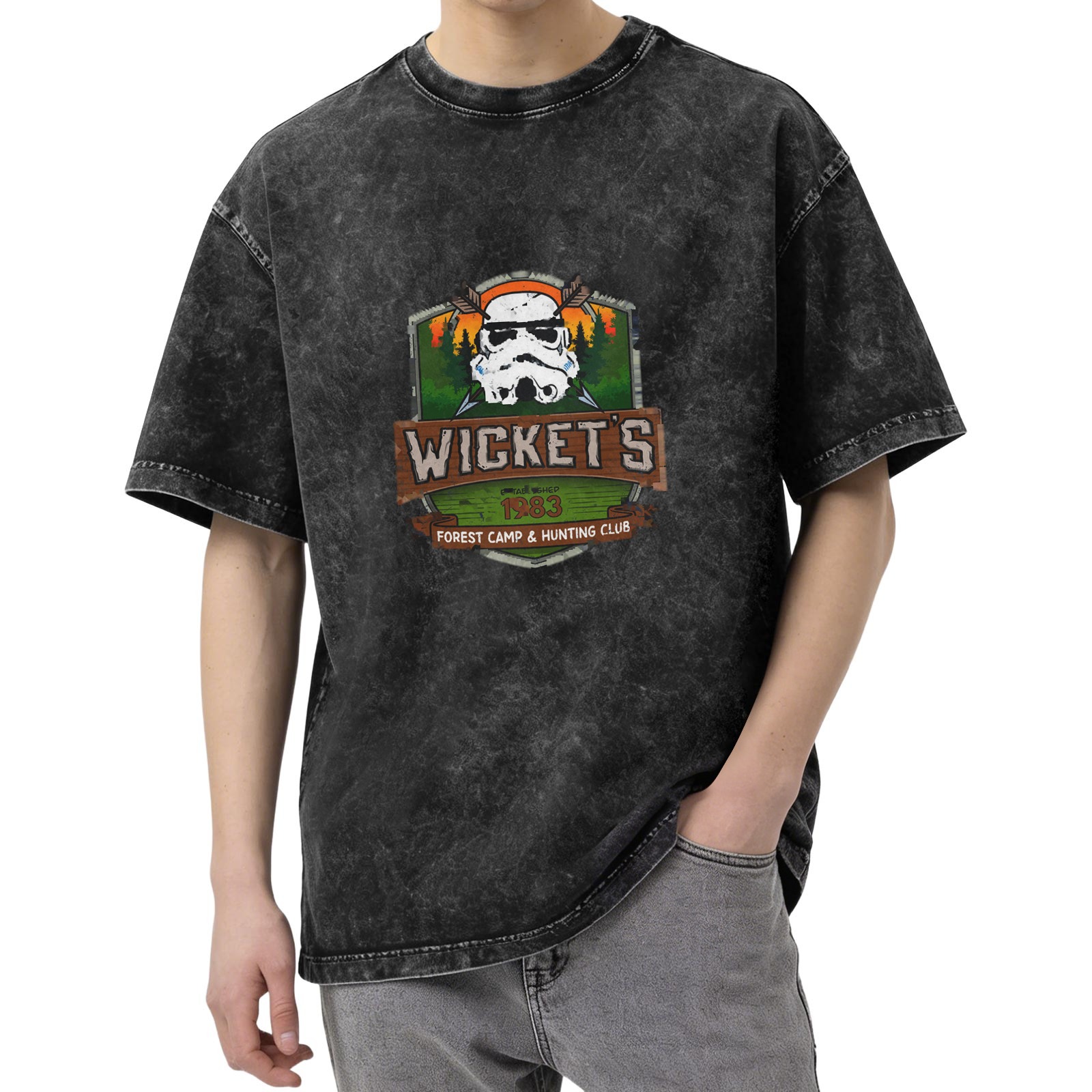 Wicket's Forest Camp & Hunting Club Stonewashed T-Shirt