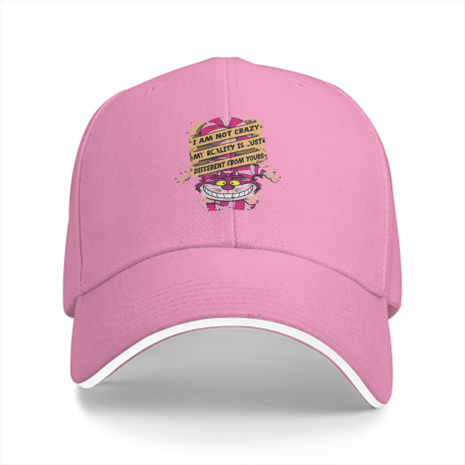 Cheshire Cat I Am Not Crazy Baseball Cap