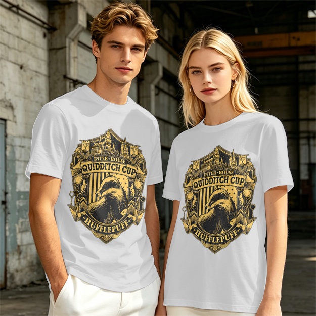 Hufflepuff Inter-House Quidditch Cup Crest T-Shirt
