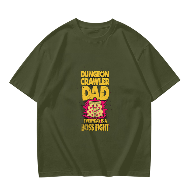 Dungeon Crawler Dad Everyday Is A Boss Fight T-Shirt
