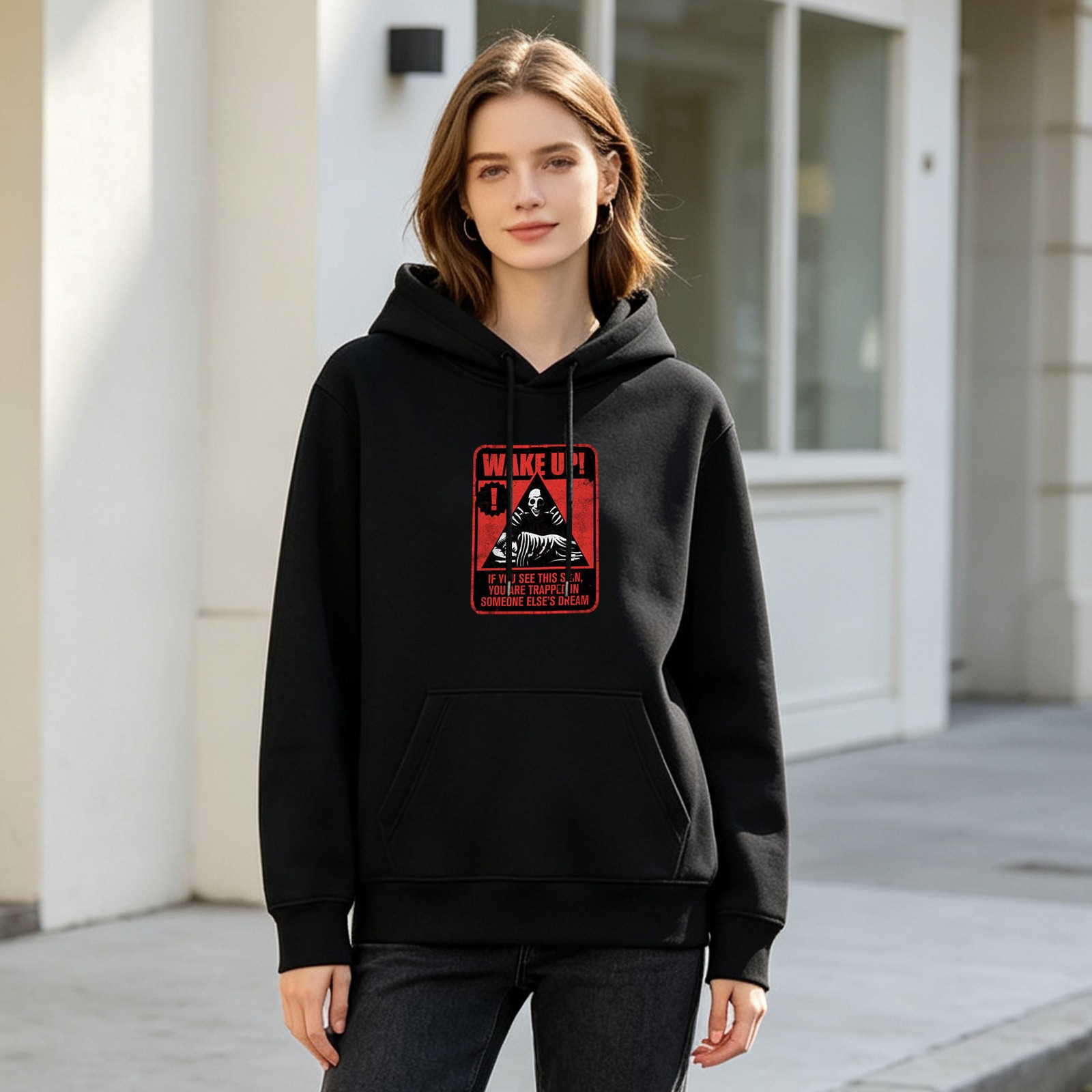 Wake Up Trapped In Someone Else's Dream Graphic Hoodie