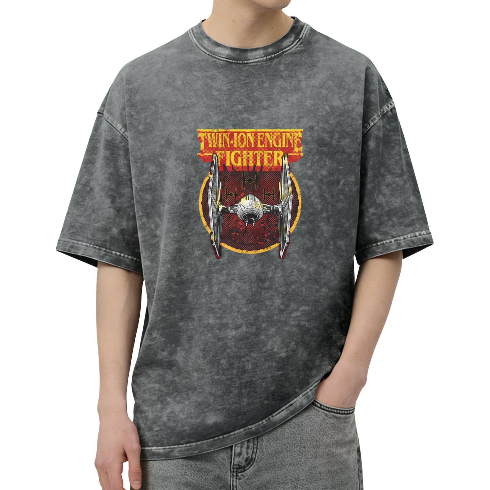 Twin-Ion Engine Fighter Star Wars Inspired Graphic T-Shirt
