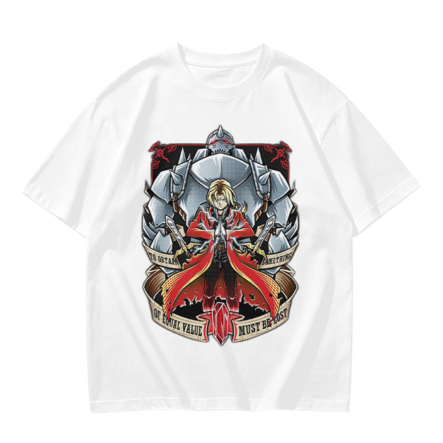 Fullmetal Alchemist Elric Brothers Graphic T-Shirt