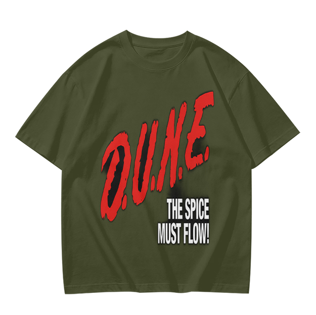 Olive Dune The Spice Must Flow Graphic T-Shirt