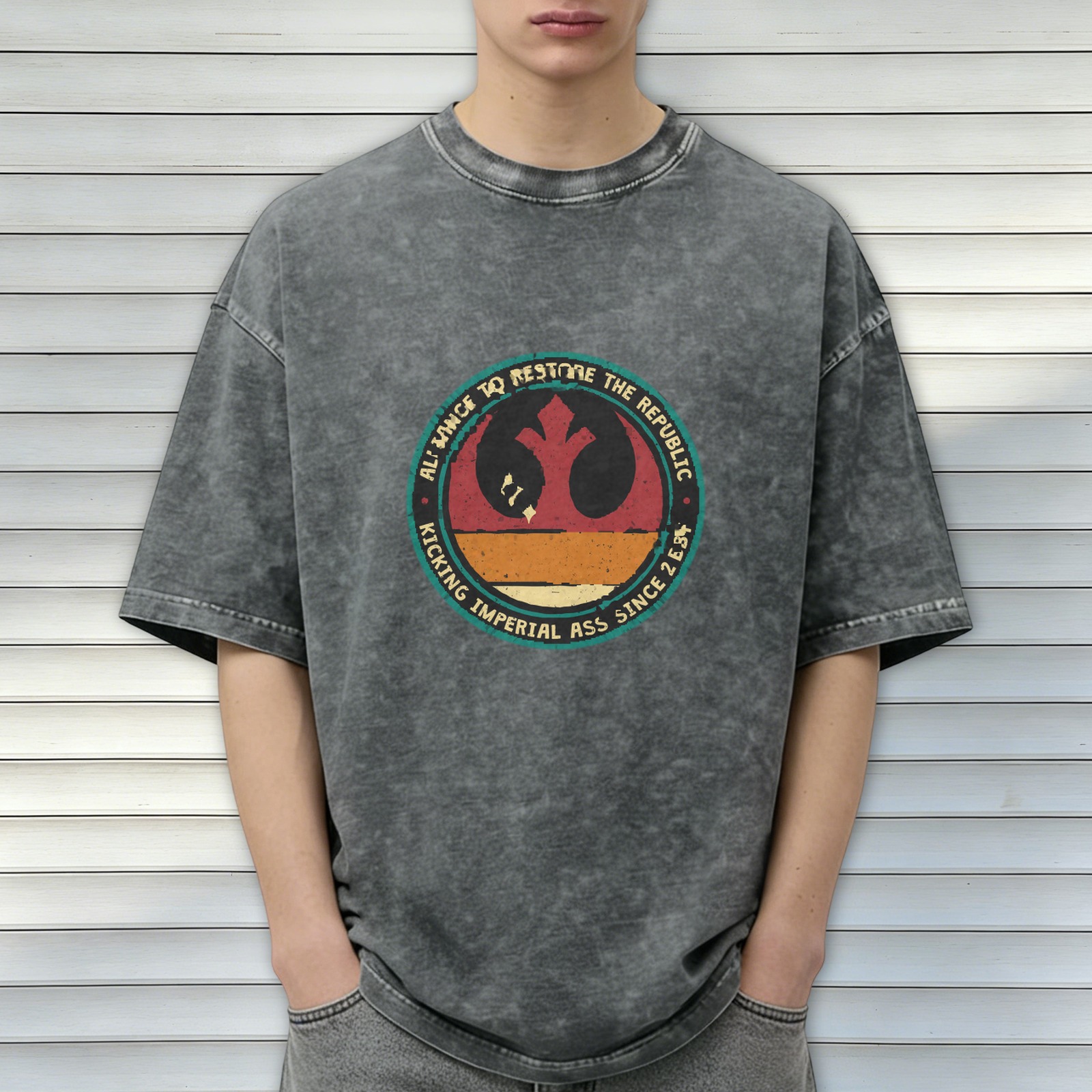 Alliance to Restore the Republic Kicking Imperial Ass T-Shirt