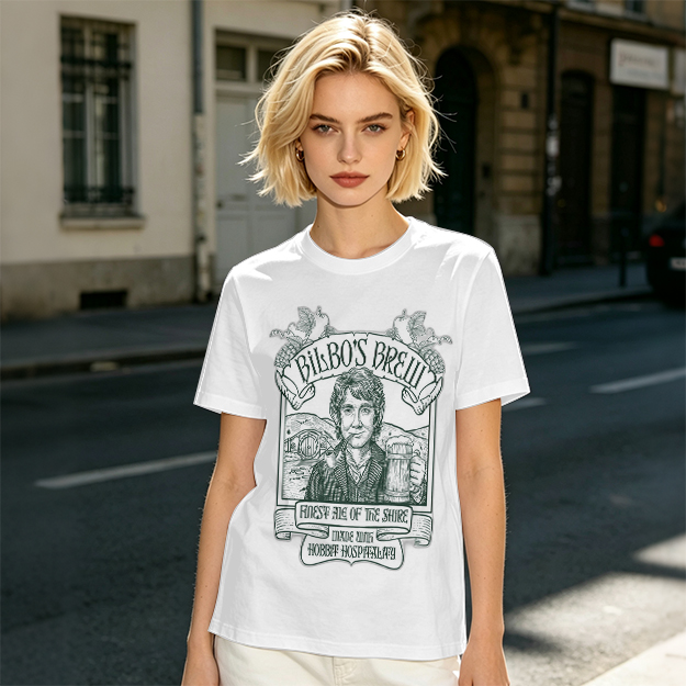 Bilbo's Brew Finest Ale of the Shire Themed T-Shirt