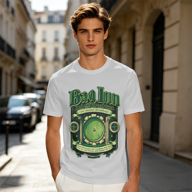 Bag Inn Bed and Breakfast Second Breakfast Themed T-Shirt