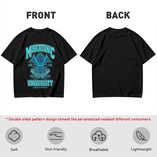 Miskatonic University Cthulhu Graphic Olive T-Shirt