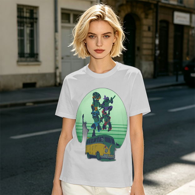 Olive Teenage Mutant Ninja Turtles Graphic T-Shirt