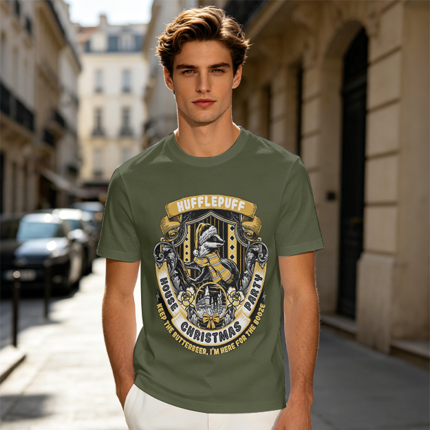 Hufflepuff House Christmas Party Butterbeer T-Shirt