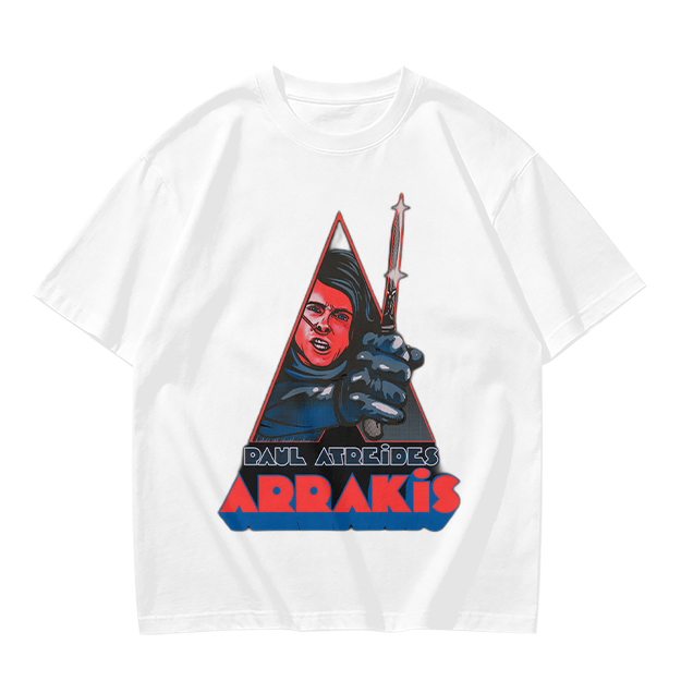 Paul Atreides Arrakis Dune Themed Graphic T-Shirt
