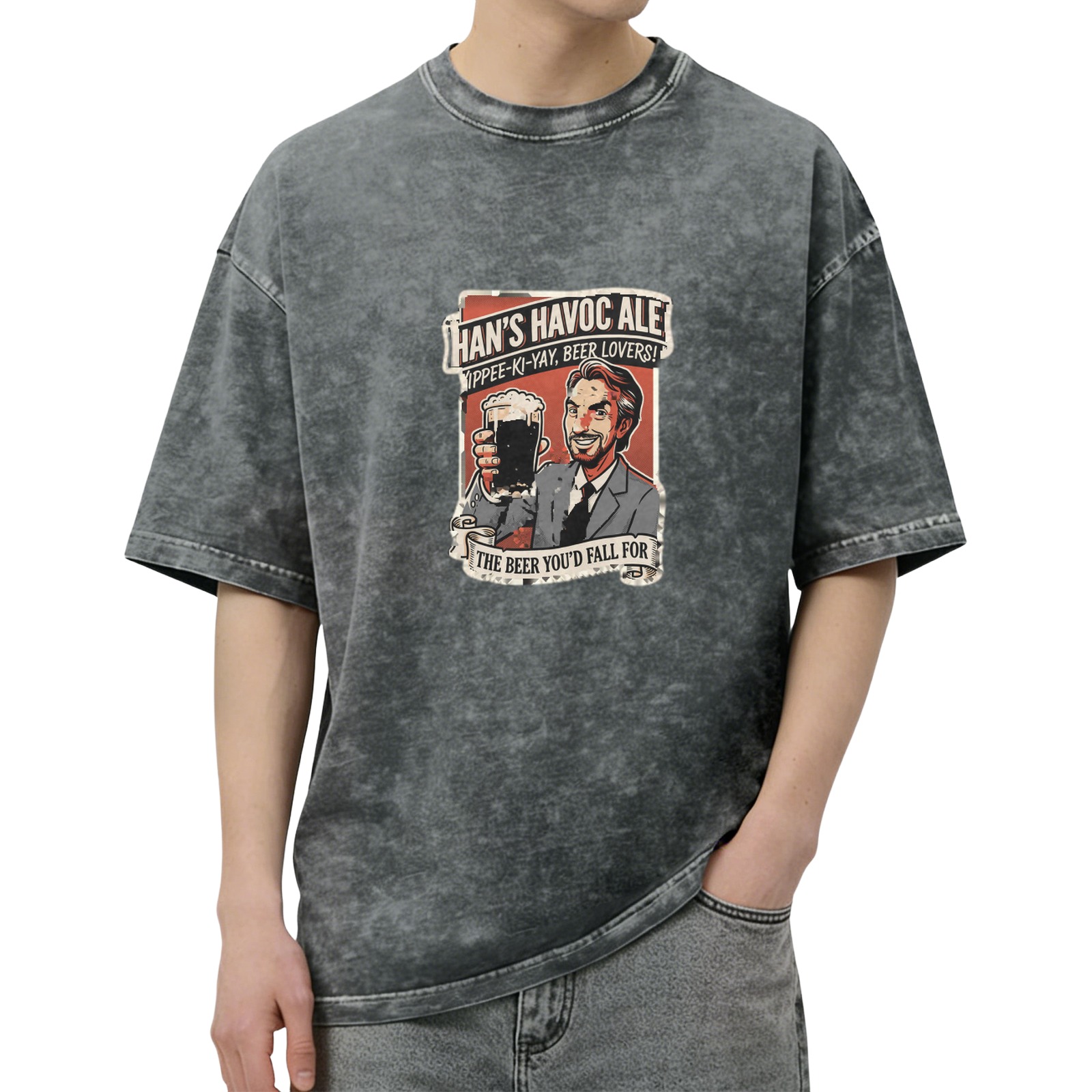 Han's Havoc Ale Beer Lover's Vintage Graphic T-Shirt
