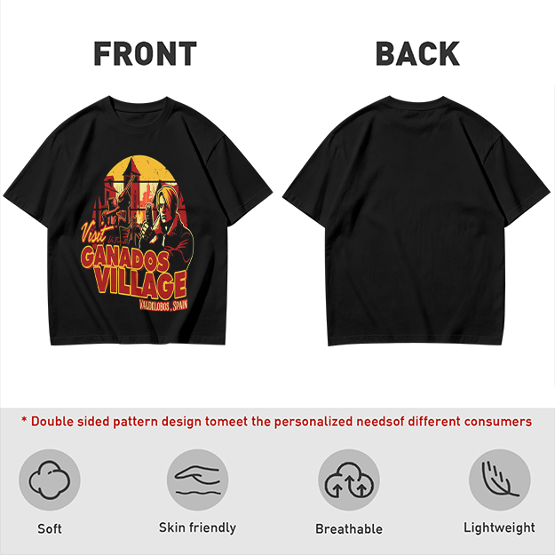 Visit Ganados Village Resident Evil Themed Graphic T-Shirt